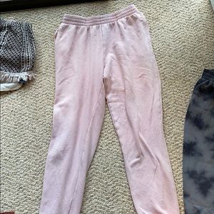 light Pink comfy sweatpants (pink brand too)